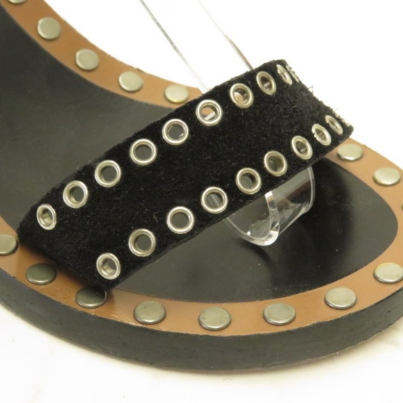 Isabel Marant Sandal Jaeryn Grommet-Studded Black - Picture 6 of 8